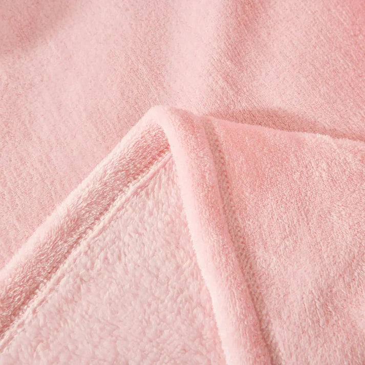 Soft and Comfort Velvet Plush Throw with Size in 50"X70" Inch