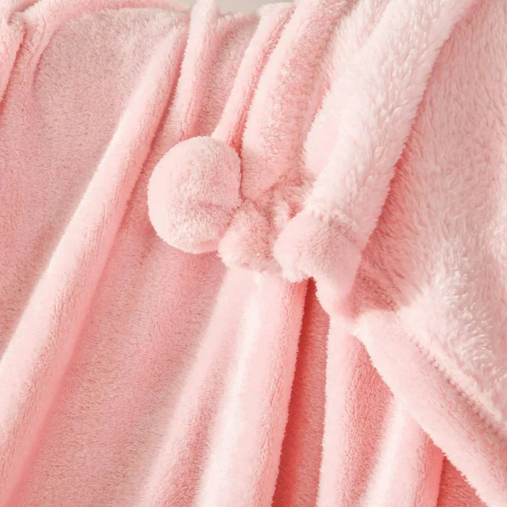 Soft and Comfort Velvet Plush Throw with Size in 50"X70" Inch