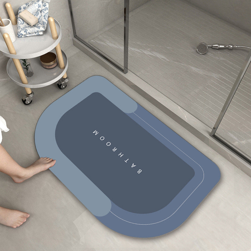 Absorbent Non Slip Floor Mat, Carpet Slip-Resistant Bathing Room Rug Floor, Microfiber Bath Mats for Bathroom Memory Foam Bath Mat Rug