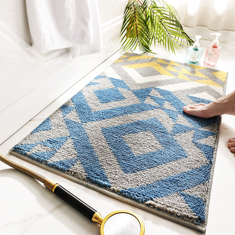 Absorbent Non Slip Bath Mat Quick Dry Bathroom Floor Mat