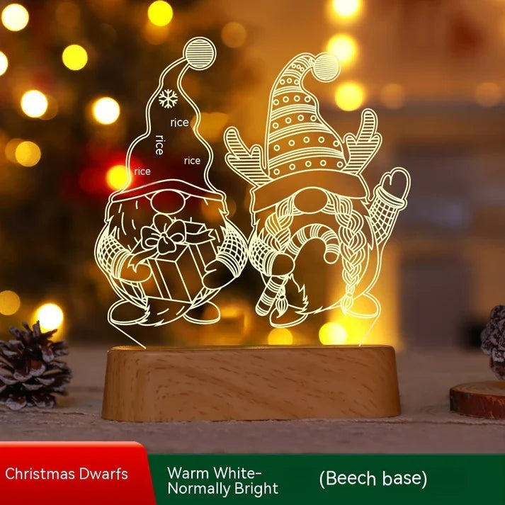 3D Acrylic Led Christmas Tree Lights