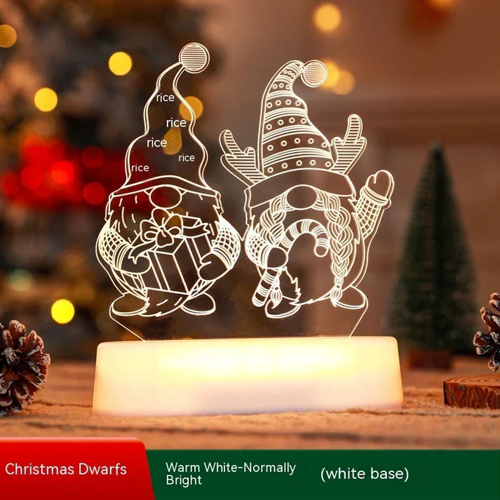 3D Acrylic Led Christmas Tree Lights