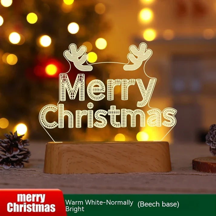 3D Acrylic Led Christmas Tree Lights
