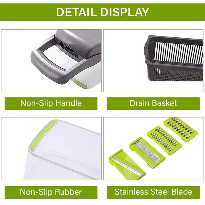All In One Kitchen Gadgets Manual Food & Vegetable Slicer for Easy Cutting