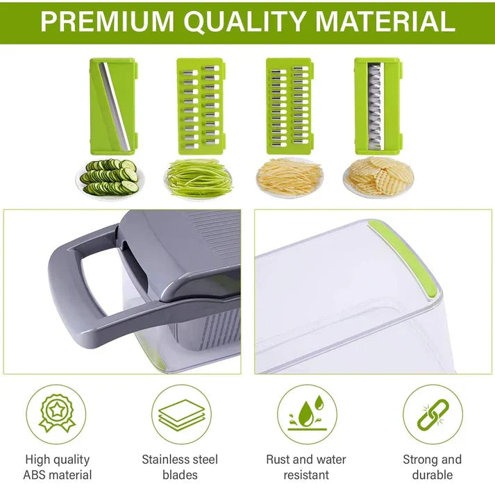 All In One Kitchen Gadgets Manual Food & Vegetable Slicer for Easy Cutting