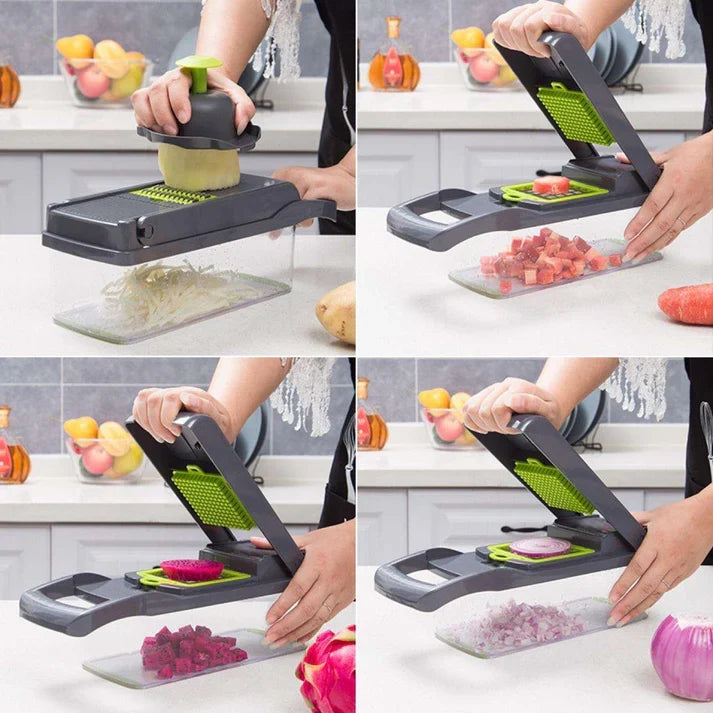 All In One Kitchen Gadgets Manual Food & Vegetable Slicer for Easy Cutting