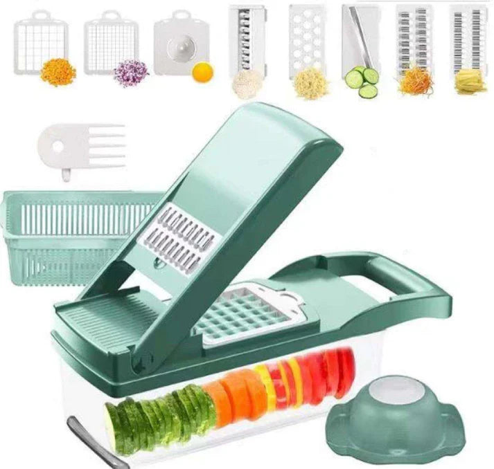 All In One Kitchen Gadgets Manual Food & Vegetable Slicer for Easy Cutting