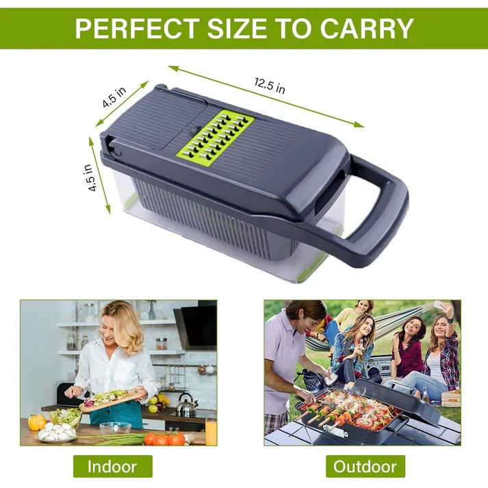 All In One Kitchen Gadgets Manual Food & Vegetable Slicer for Easy Cutting