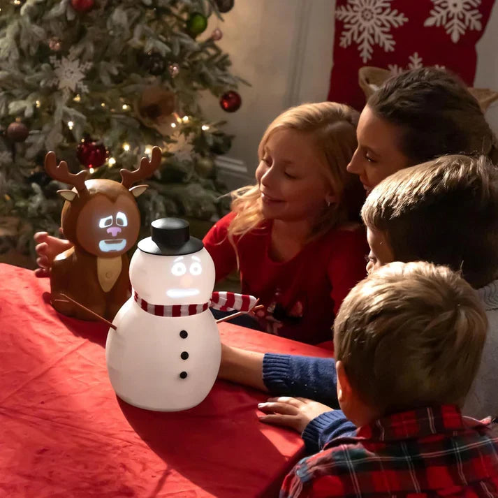 Splendas Animated Talking Snowman Light Up Eyes & Playful Voice | Christmas Decoration