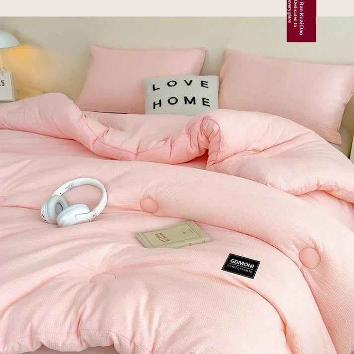 Antibacterial Duvet – All Season Washed Cotton Comforter | 4 Weights
