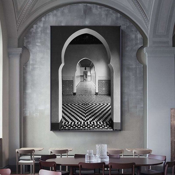 Art Pavilion Living Room Decor Canvas Painting