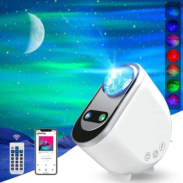 Aurora Borealis Northern Lights Portable Projectors! Galaxy Star, Moon (Bedroom Decor)