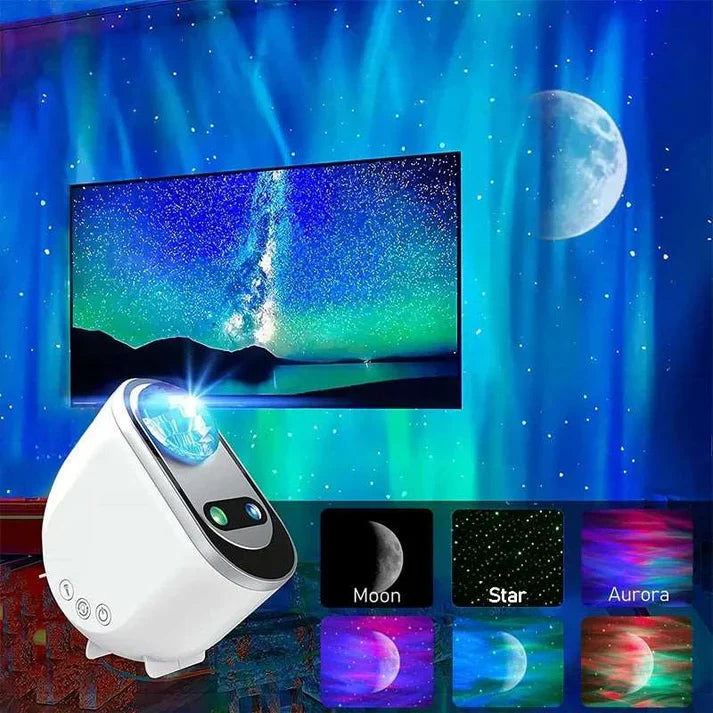 Aurora Borealis Northern Lights Portable Projectors! Galaxy Star, Moon (Bedroom Decor)