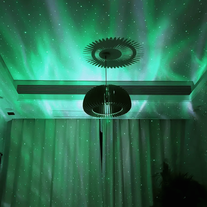 Aurora Projector Lamp – Northern Lights Projector with Bluetooth Speaker | Bedroom Night Light