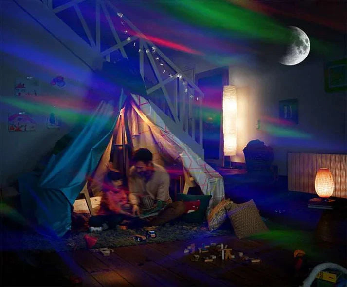 Aurora Borealis Northern Lights Portable Projectors! Galaxy Star, Moon (Bedroom Decor)
