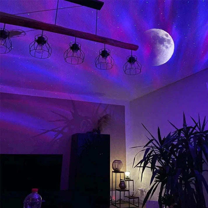 Aurora Borealis Northern Lights Portable Projectors! Galaxy Star, Moon (Bedroom Decor)