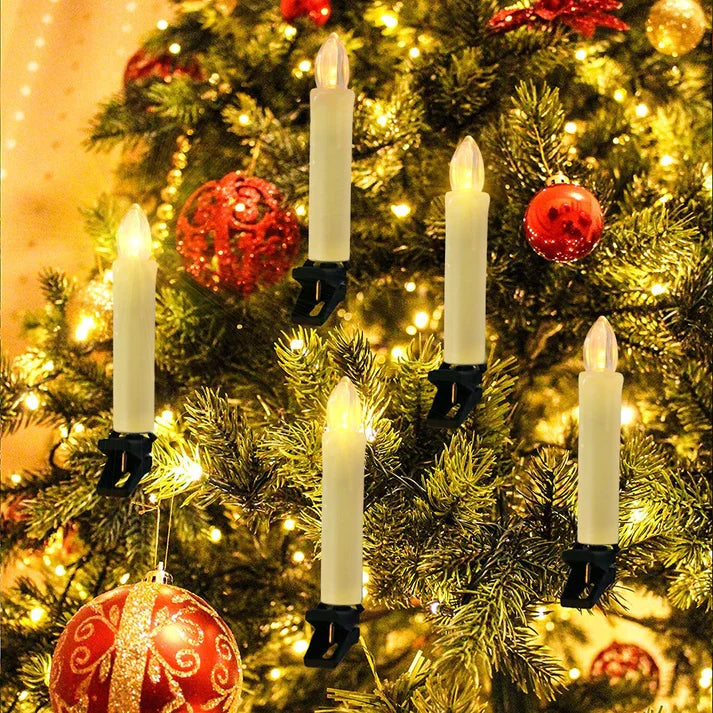 Flameless Christmas candles Remote Control holder