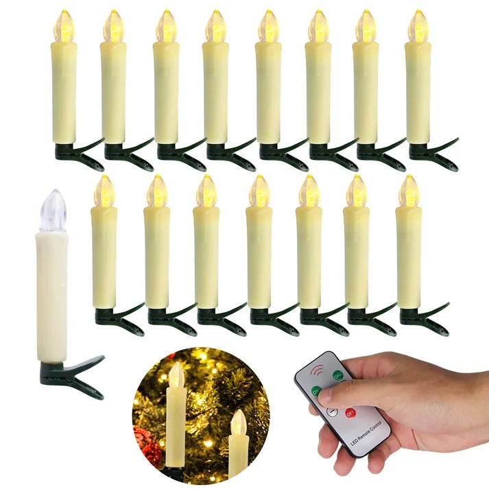 Flameless Christmas candles Remote Control holder