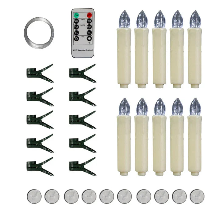 Flameless Christmas candles Remote Control holder