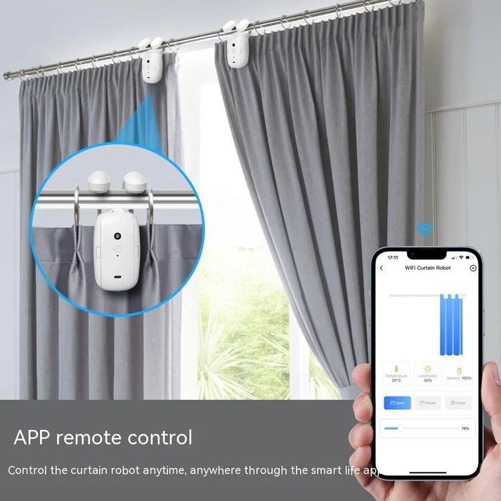 Roman Home Rod Electric Companion Automatic Wifi Smart Curtain Opener