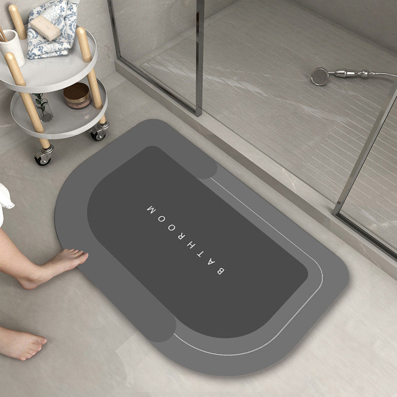Absorbent Non Slip Floor Mat, Carpet Slip-Resistant Bathing Room Rug Floor, Microfiber Bath Mats for Bathroom Memory Foam Bath Mat Rug