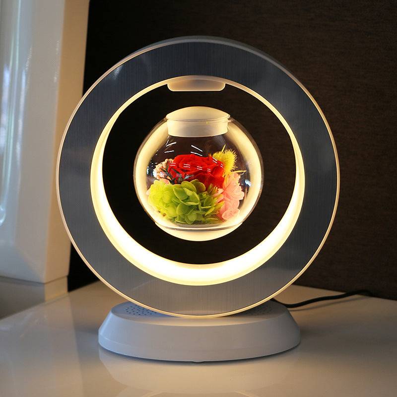 Magnetic Levitation Immortal Flowers For Girlfriend On Valentine's Day
