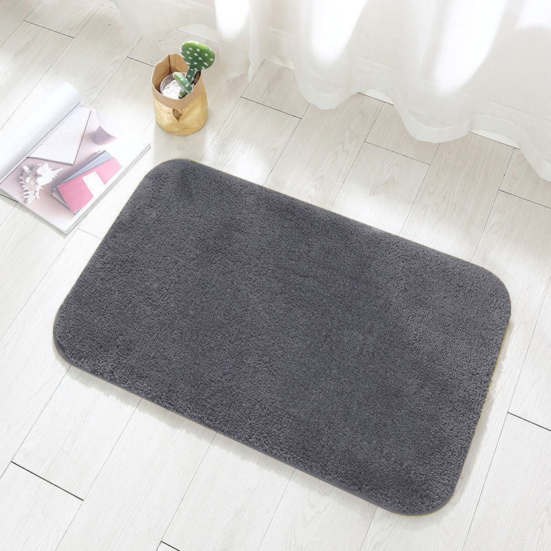 Bathroom Absorbent Flannel Floor Mat Soft Quick Dry 4 Sizes 8 Colors