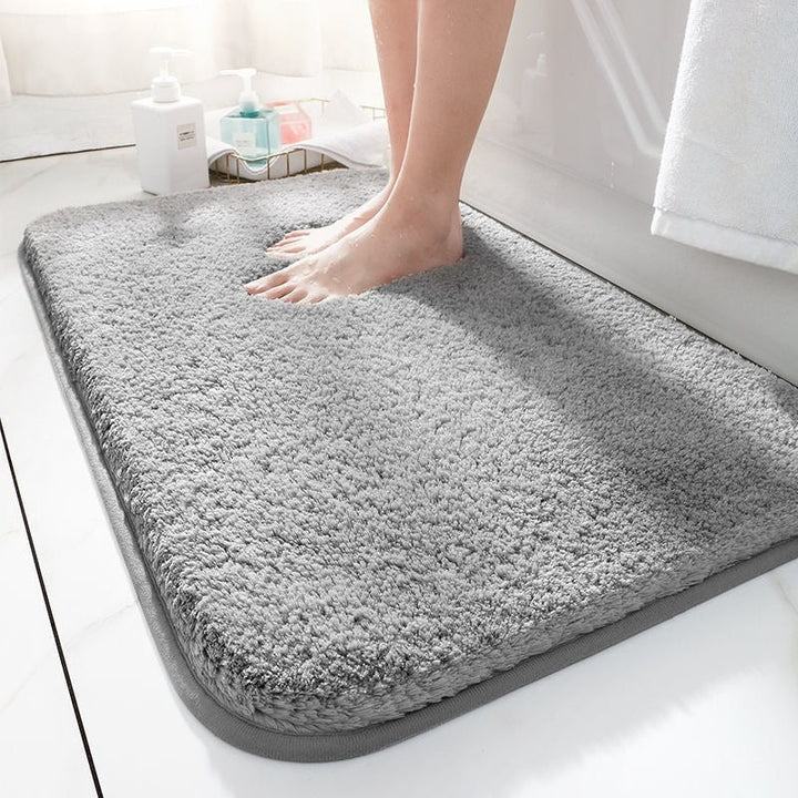 Bathroom Absorbent Flannel Floor Mat Soft Quick Dry 4 Sizes 8 Colors