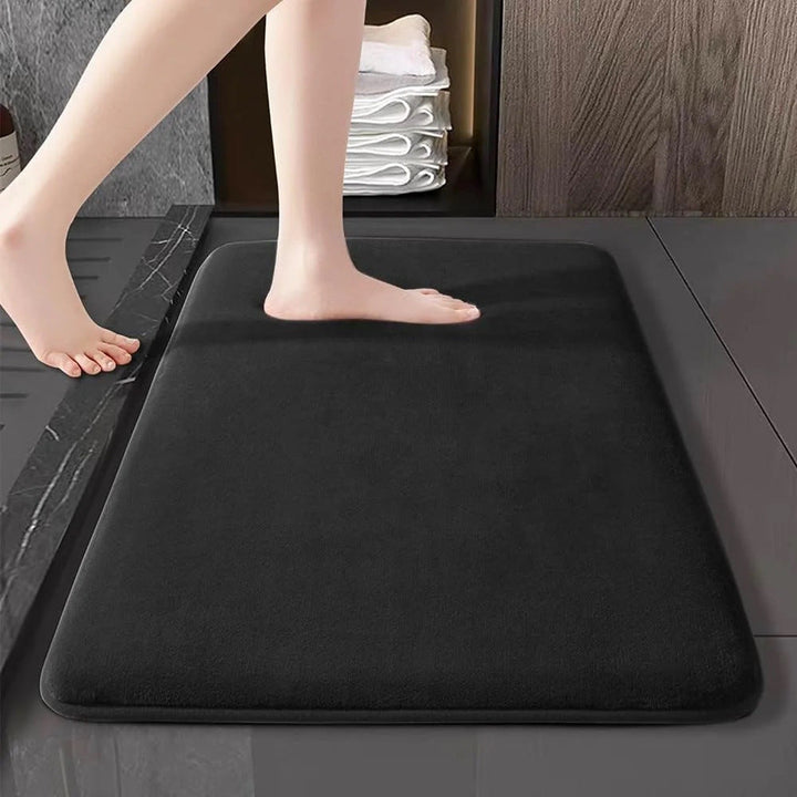 Bathroom Absorbent Flannel Floor Mat Soft Quick Dry 4 Sizes 8 Colors