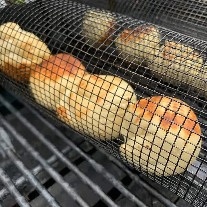 Best Indoor Barbecue Grill Round Portable Basket Net
