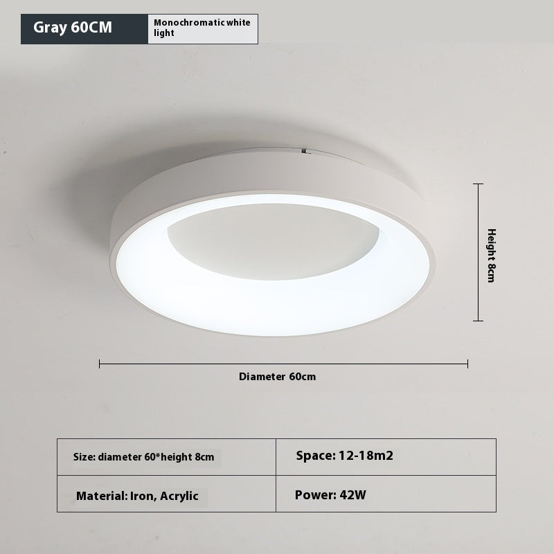 Bedroom Ceiling Lamp Modern Minimalist Flush Mount Iron Acrylic