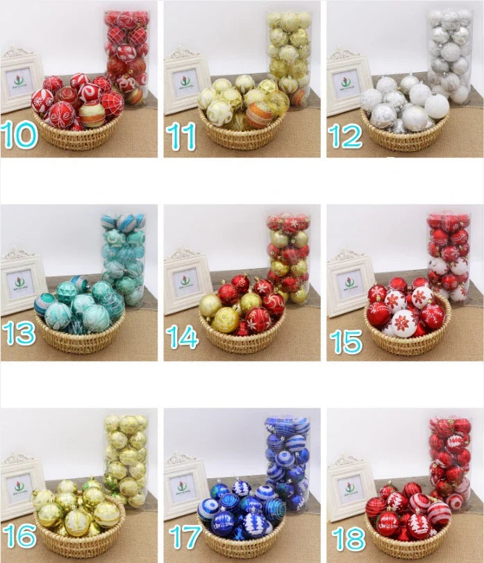 PVC Bright Ball Best Christmas Tree Ornaments