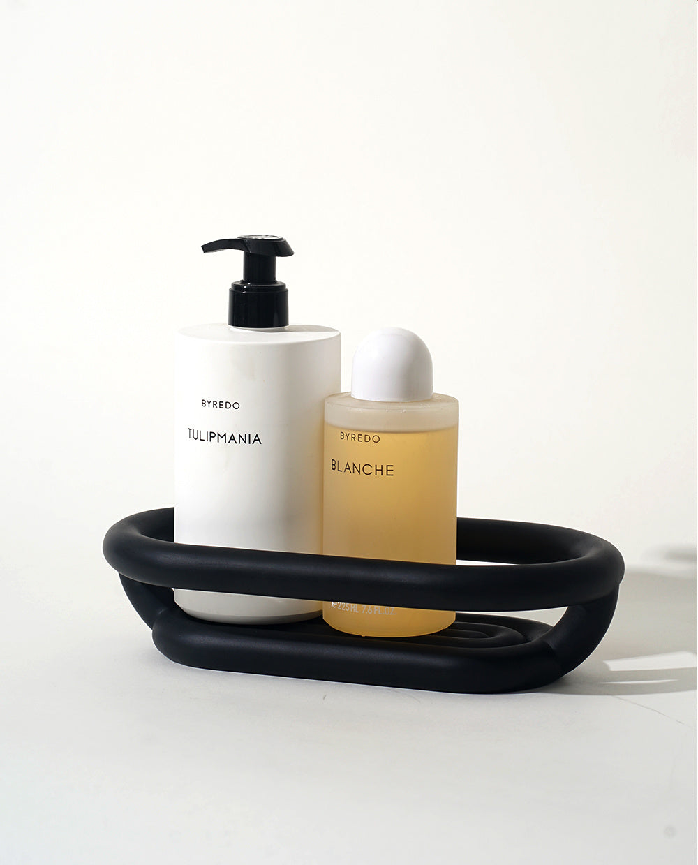 Black Resin Soap Dish and Bathroom Storage Tray Set Nordic Minimalist