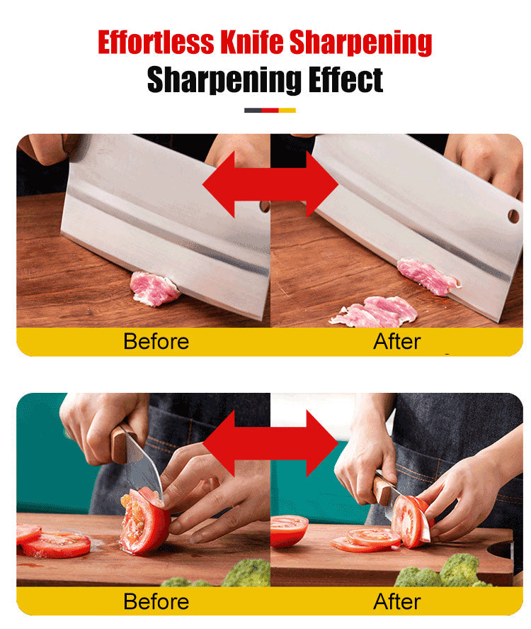 USB Rechargeable Electric Knife Sharpener Adjustable Fast Sharpening Kitchen Tool