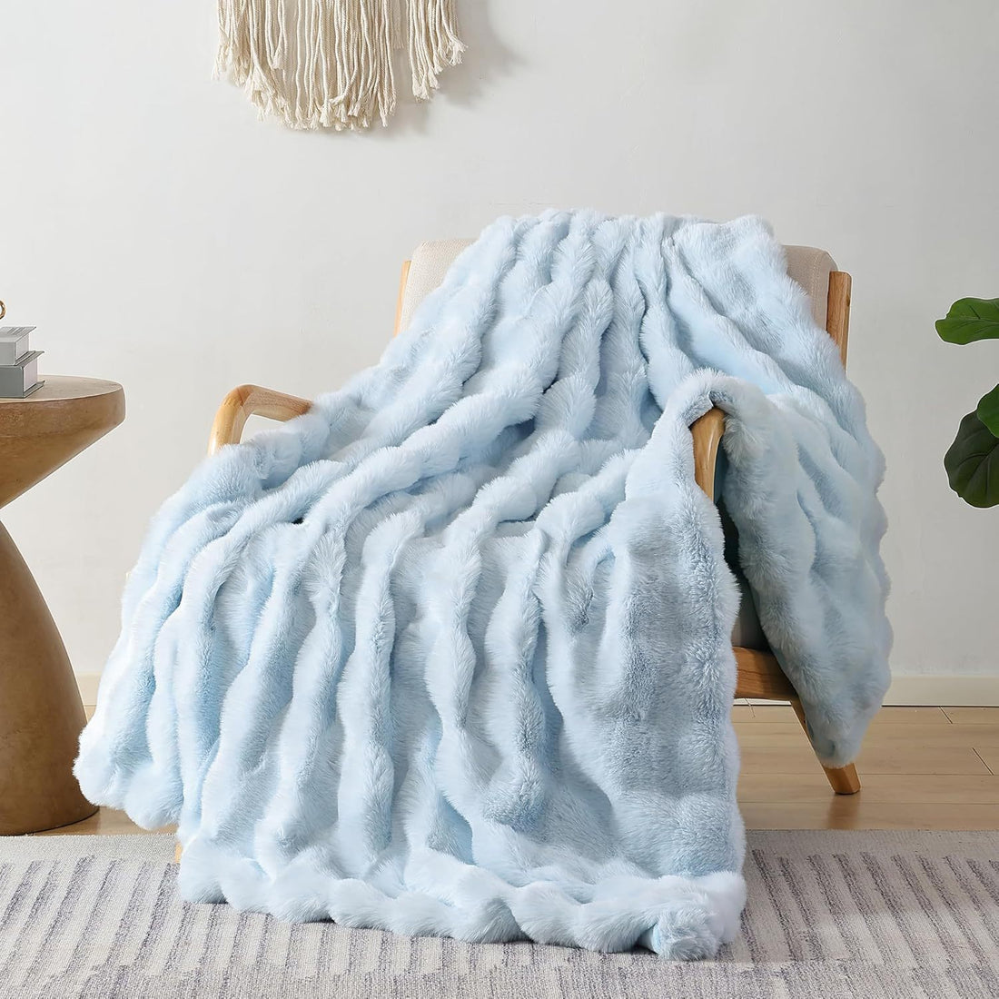 Splendas Tie Dye Throw Blanket Soft Faux Fur Cozy Blanket for Bed & Sofa