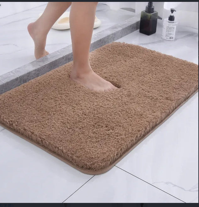 Chenille Floor Mat Soft Absorbent Non Slip Bathroom Bedroom Carpet