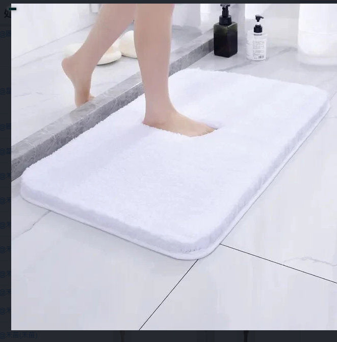 Chenille Floor Mat Soft Absorbent Non Slip Bathroom Bedroom Carpet