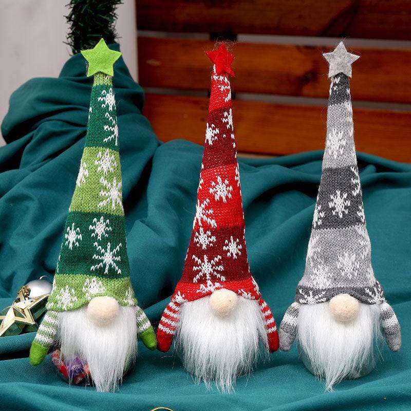 Five-pointed Star Christmas Candy Jar Desktop Children's Festival Decoration Doll