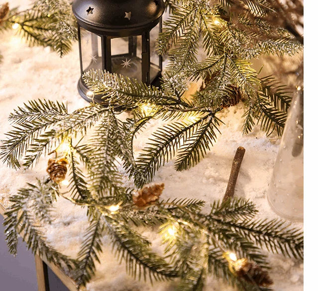 Christmas Needle Pine Cone Battery operated String Led Light