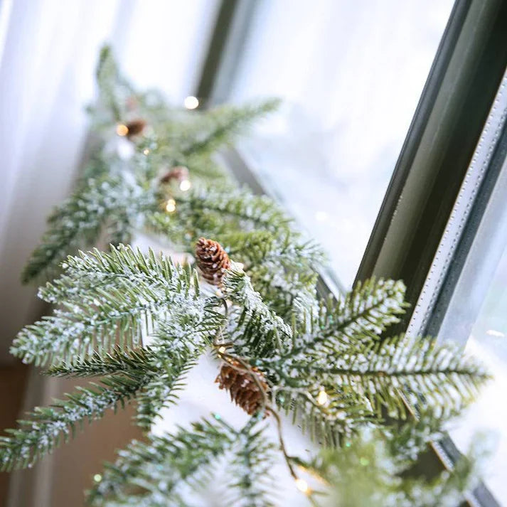 Christmas Needle Pine Cone Battery operated String Led Light