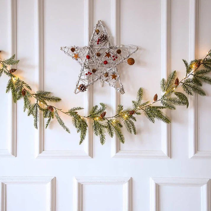 Christmas Needle Pine Cone Battery operated String Led Light