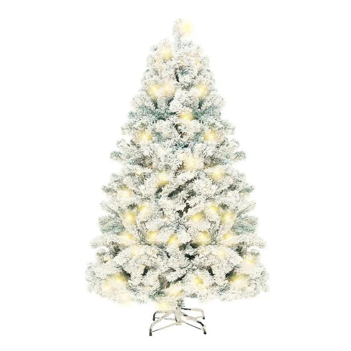 Artificial Christmas Tree PVC Snowy White Tree for Home Mall Window Decoration