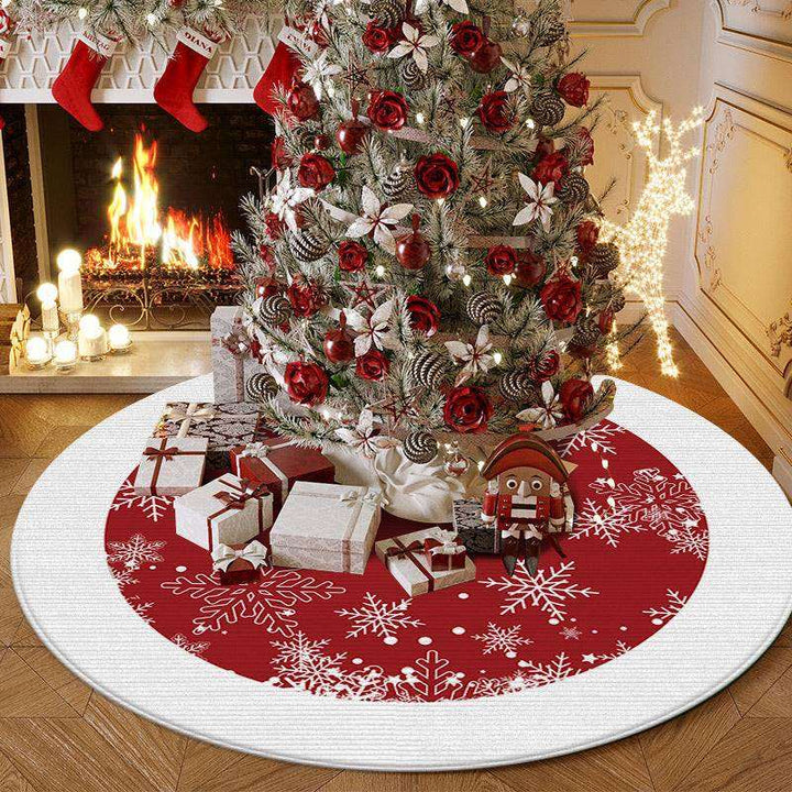 Christmas Tree Skirt Carpet Floor Mat Door Mat For Living Room Decorative