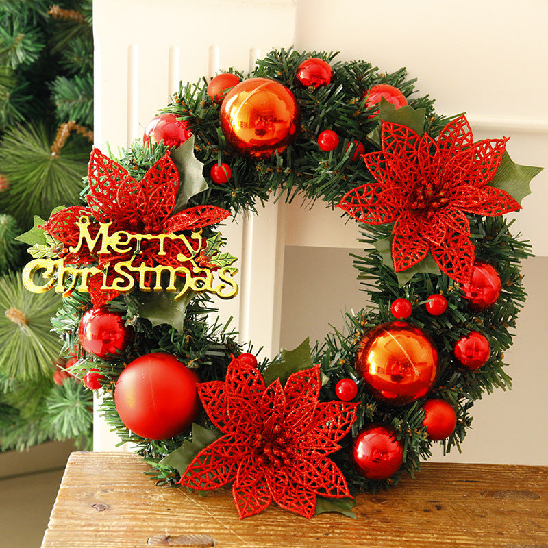 Christmas Wreath Decoration Festive Home Garden and Mall Door Decor