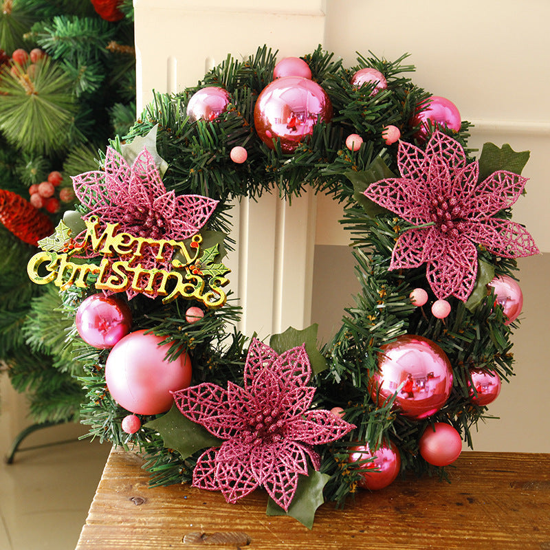 Christmas Wreath Decoration Festive Home Garden and Mall Door Decor