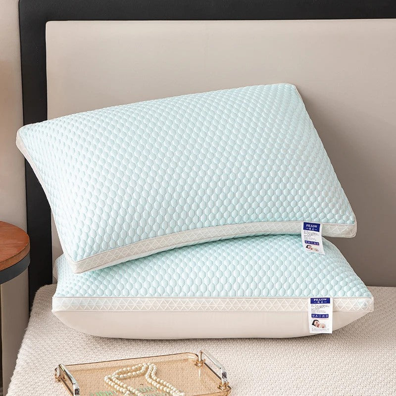 Splendas Cooling Pillow for Hot Sleepers – Ice Silk Fiber Fill | Night Sweat Relief