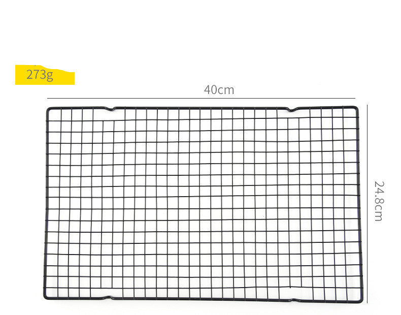 Cake Cooling Rack Nonstick Carbon Steel Baking Pan Oven Roasting Grill 16x10