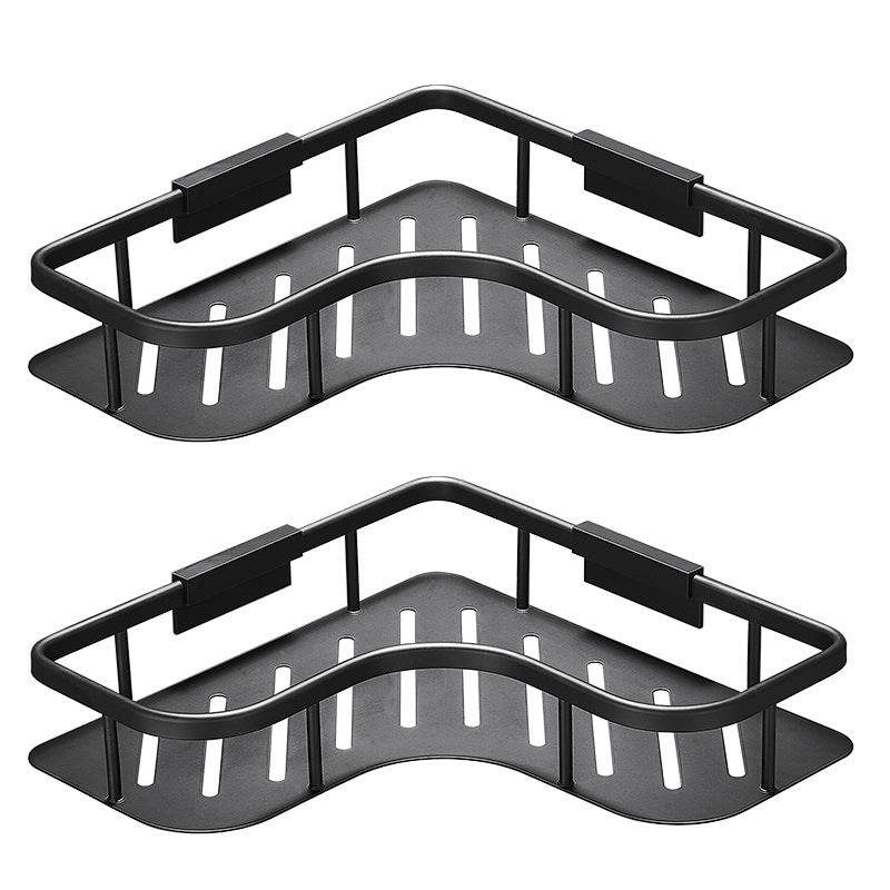 Corner Shower Shelf No Drill - Aluminum Bathroom Corner Storage Rack | 2 Sizes