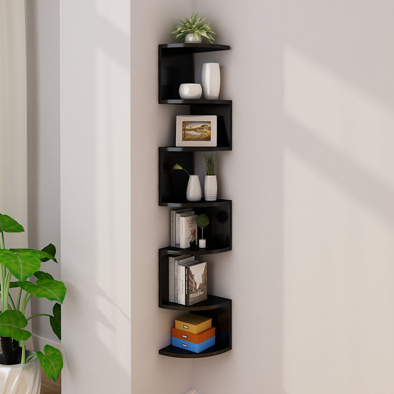 Corner Wall Lattice Shelf for Bedroom and Living Room