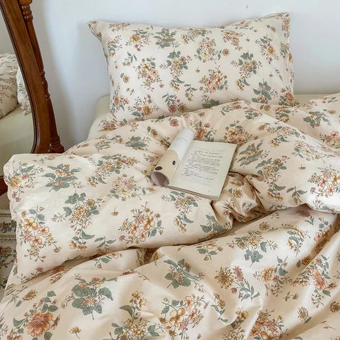 Splendas 100% Pure Cotton Bed Sheet Set Soft Breathable Bedding | 10 Styles | 4 Sizes
